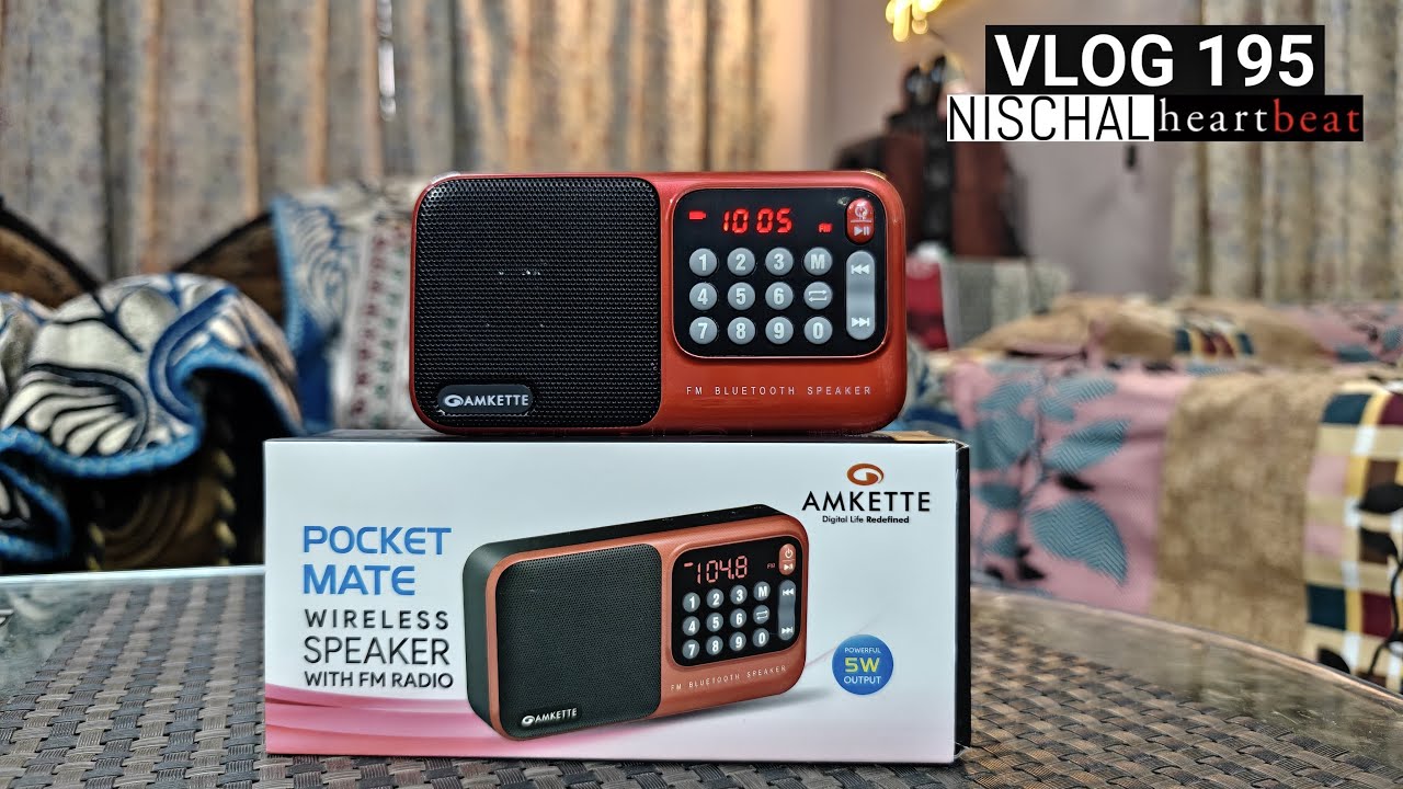 Amkette Pocket Mate Digital FM Radio | NISCHAL heartbeat Vlog Ep- 195