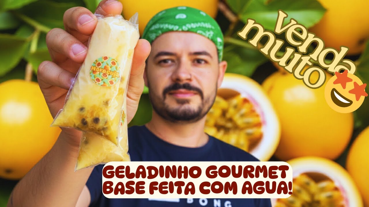 💥FIZ 18 GELADINHO CREMOSO COM ESSA BASE DE ÁGUA! Econômica! Venda MUITO e fature nesse calor! 🤩😱