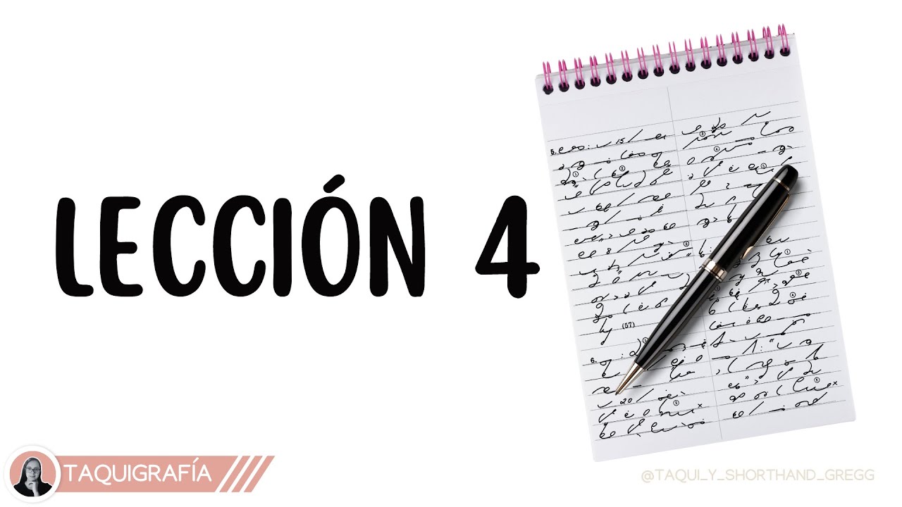 📖 Lección 4 - Lectura de cartas 5-8 #taquigrafia Gregg 