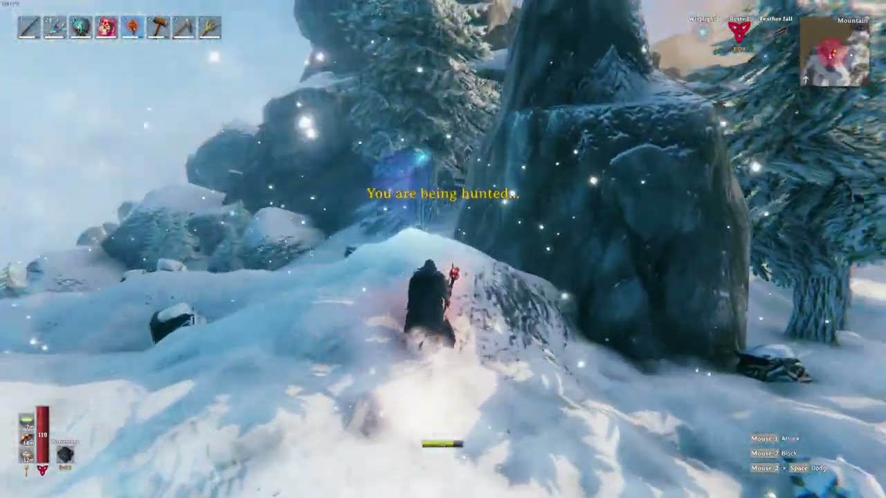 Valheim - Snapshot - Magic Test While Hunted - Dead Raiser & Staff of Embers