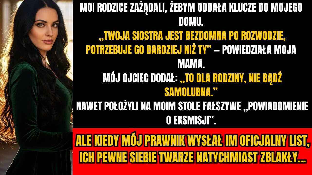 Moi rodzice powiedzieli w sądzie: „jej się należy więcej” — aż mój prawnik pokazał dokumenty