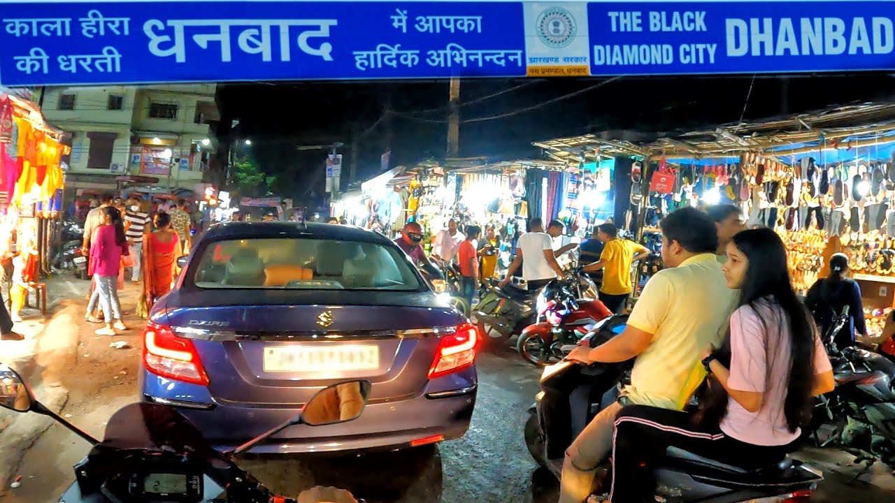 Nightlife @ Dhanbad (VLOG) | Hirapur market | Police line | Dhanbad junction