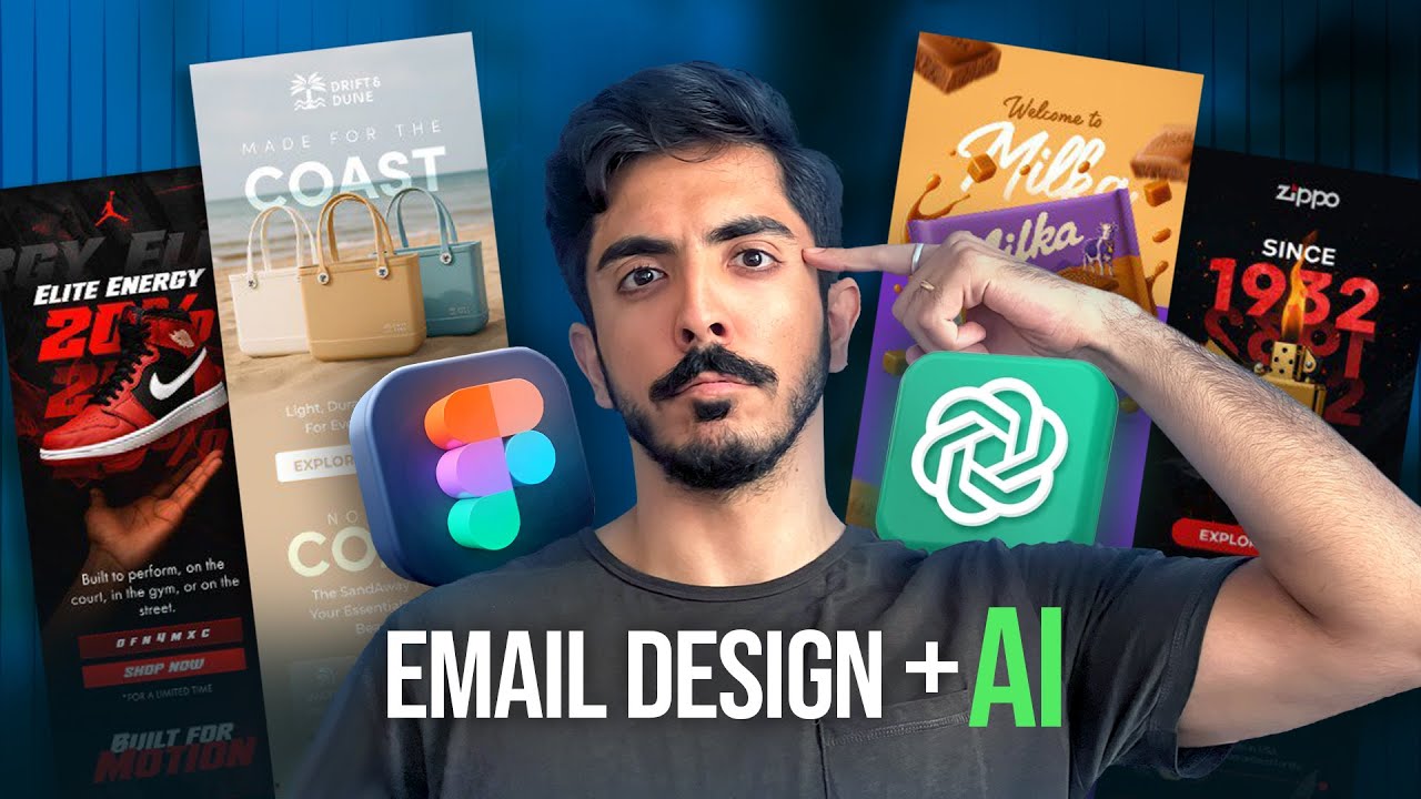 How to use AI to create email design | step by step klaviyo email marketing figma  shopify chatgpt