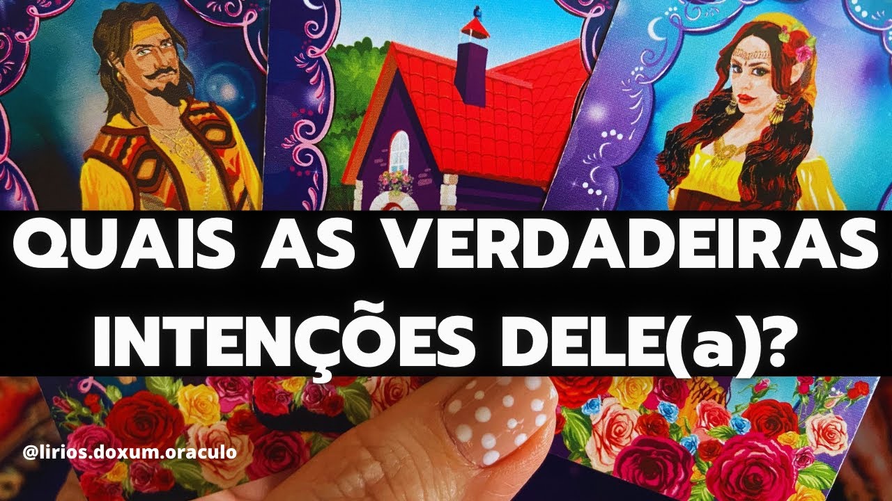Quais as VERDADEIRAS INTENÇÕES DELE(a)? Tarot 🤔🔥🔮