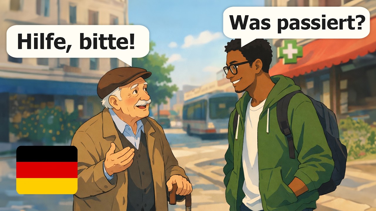 Learn German for beginners: 20 Short and Easy German dialogues (A1-A2 level)