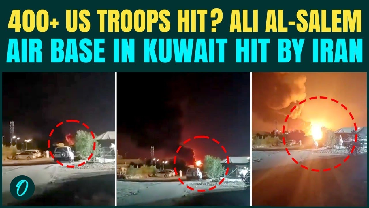 Iran ATTACKS 400+ U.S Troops in Kuwait? Shahed Drones BOMB Al‑Salem Air Base| US Patriots SHATTERED?