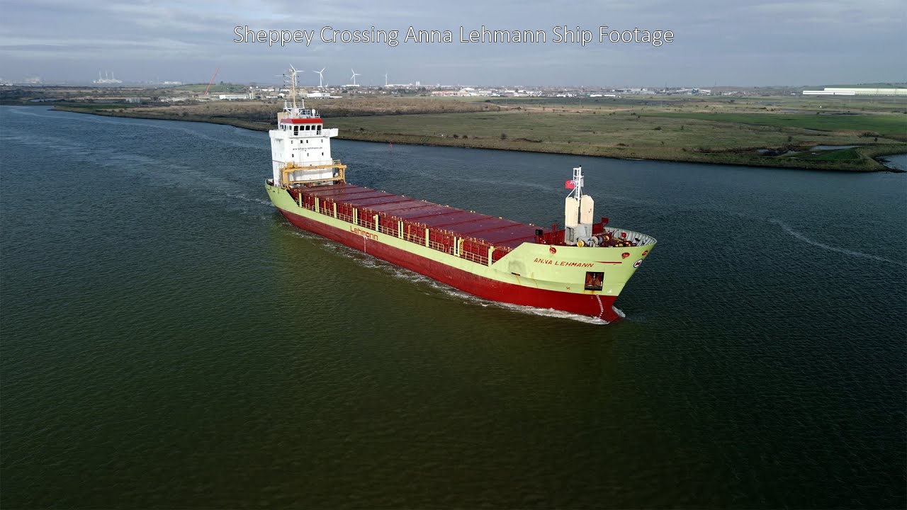 Cargo Ship Anna Lehmann - Drone Flyover