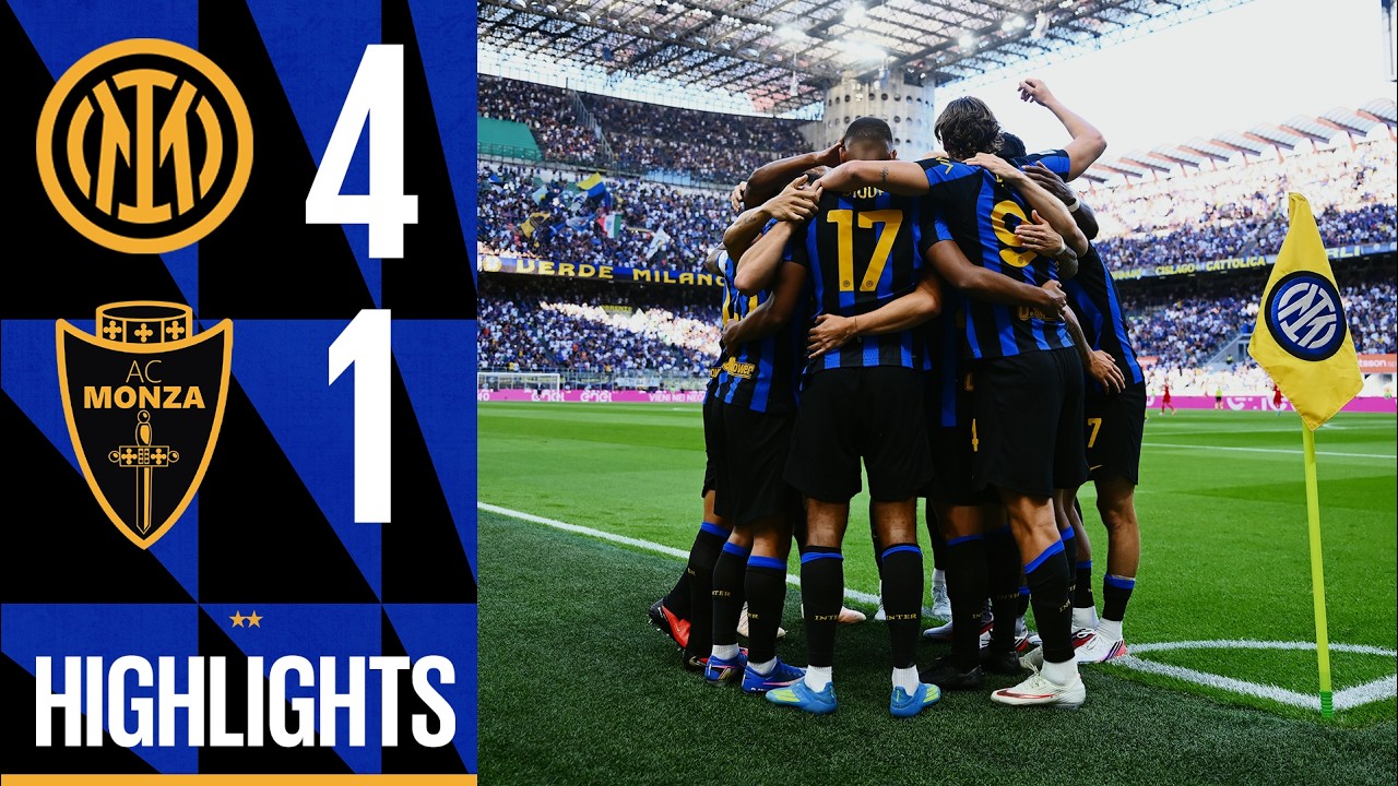 WHAT A WAY TO START 👀 | INTER 4-1 MONZA | HIGHLIGHTS 🖤💙