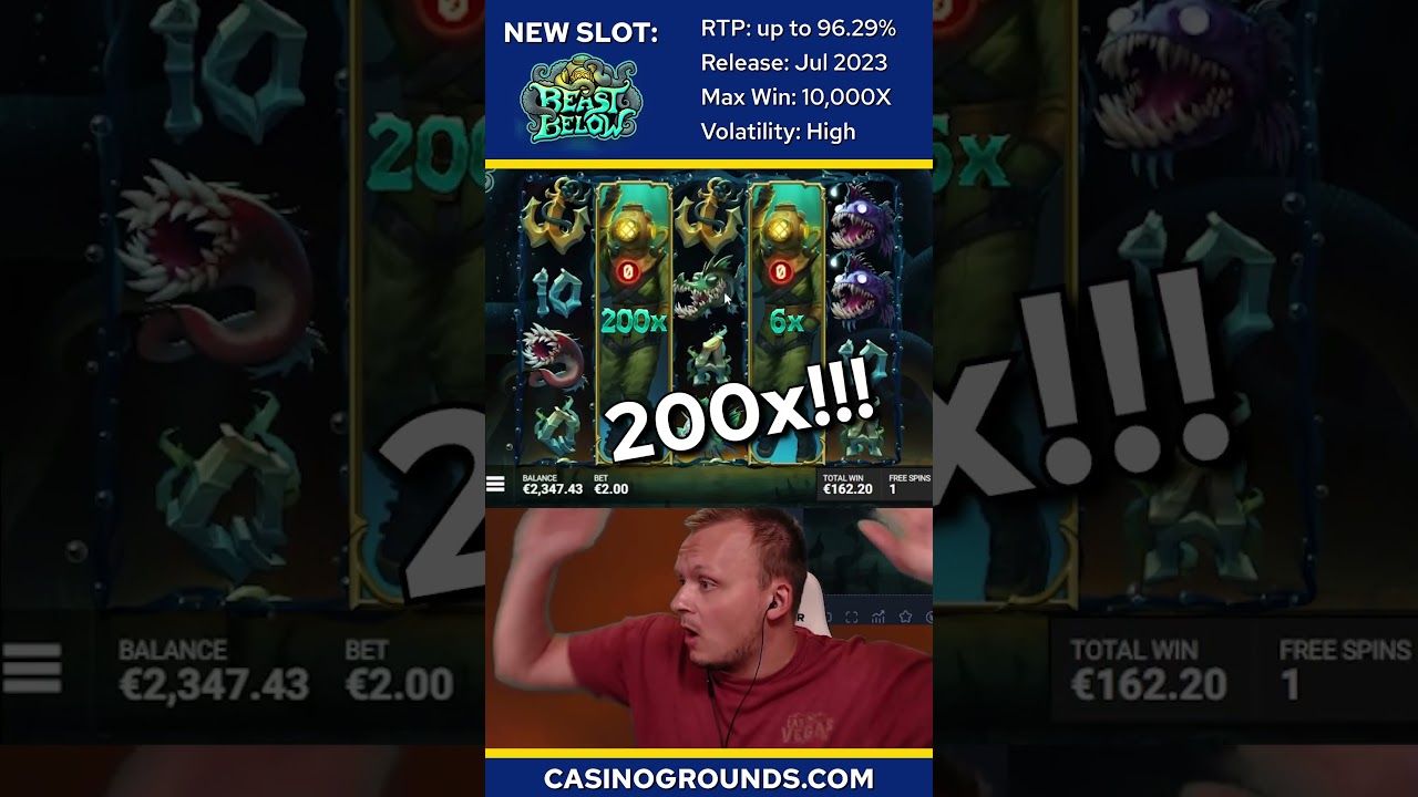 Big Win on New Slot: Beast Below