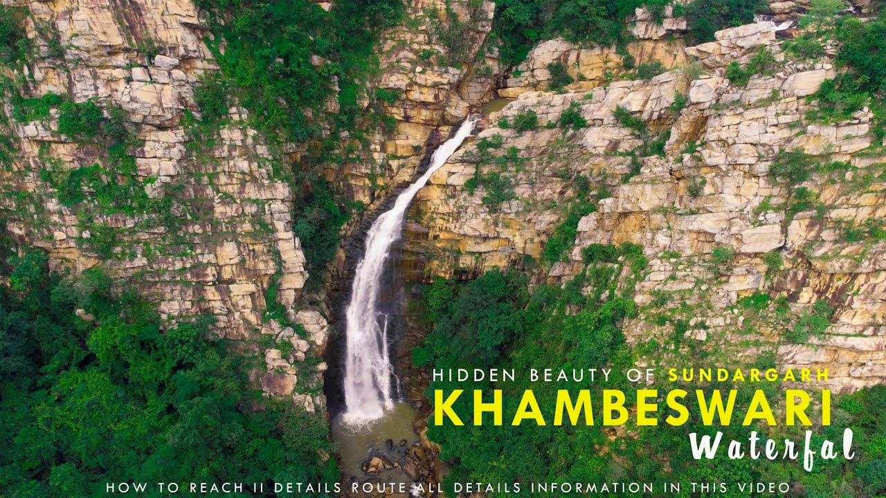 Khambeswari Waterfall Sundargarh ll Beauty of Sundargarh ll Drone View