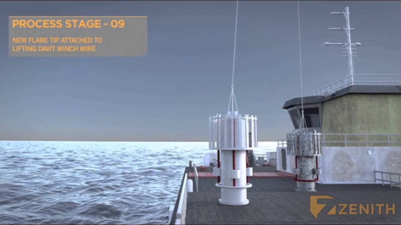 Flare Tip Replacement for Offshore Flare Stacks - Gulf of Mexico