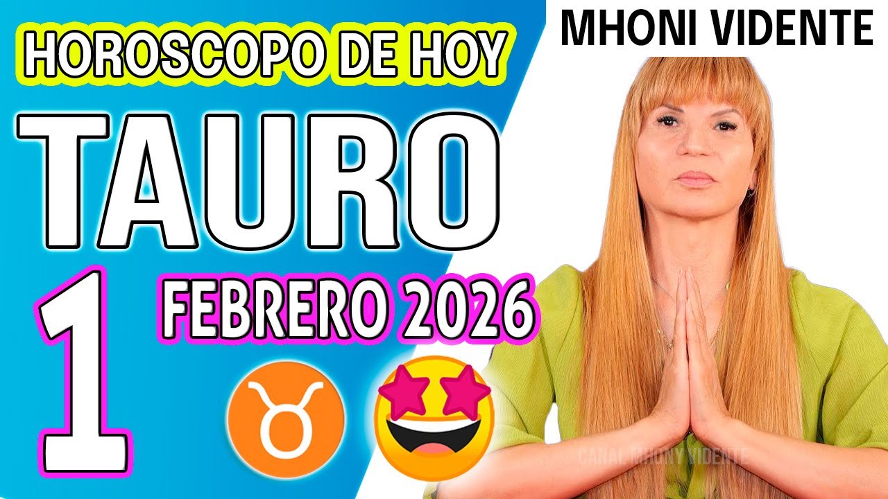 TAURO ♉ SE ABREN CAMINOS DE DINERO Y RIQUEZA 💸 HOROSCOPO De Hoy 1 de FEBRERO 2026 Mhoni Vidente