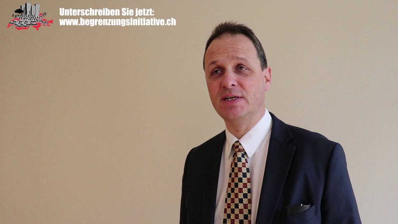 Nationalrat Claudio Zanetti (ZH): &laquo;Warum ich die Begrenzungsinitiative unterschreibe&raquo;