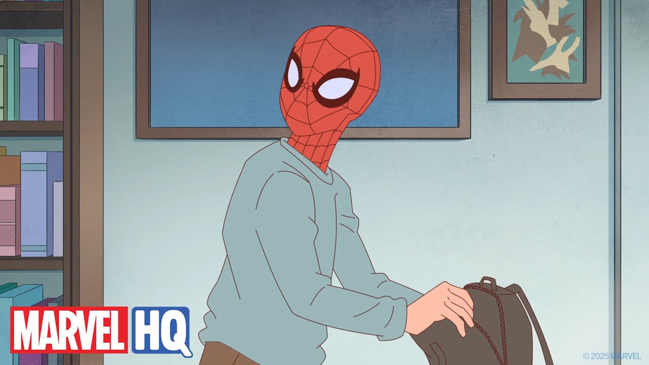 Spider-Man and Ms. Marvel Go Back to School 🎒🚌📚 | Holiday Heroes | @MarvelHQ