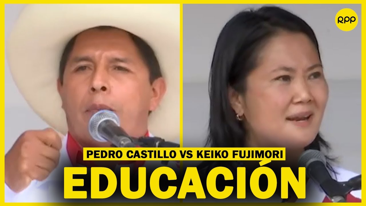 Debate en Chota: Esto proponen Pedro Castillo y Keiko Fujimori para la educación en el Perú