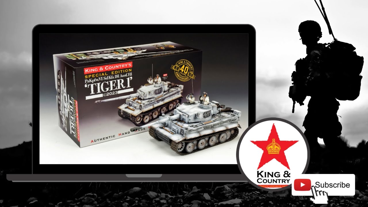 2023 - King & Country February's Releases - Winter Tiger Tank