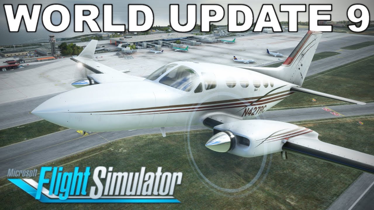 Cessna 414 - Mediterranean Ferry Flight | World Update 9 | Full Flight | Microsoft Flight Simulator