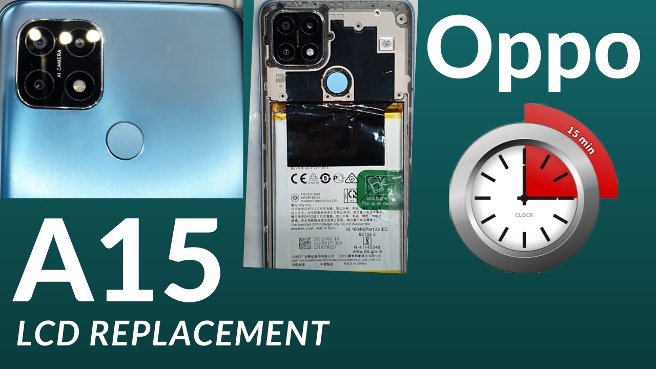 oppo a15 lcd replacement