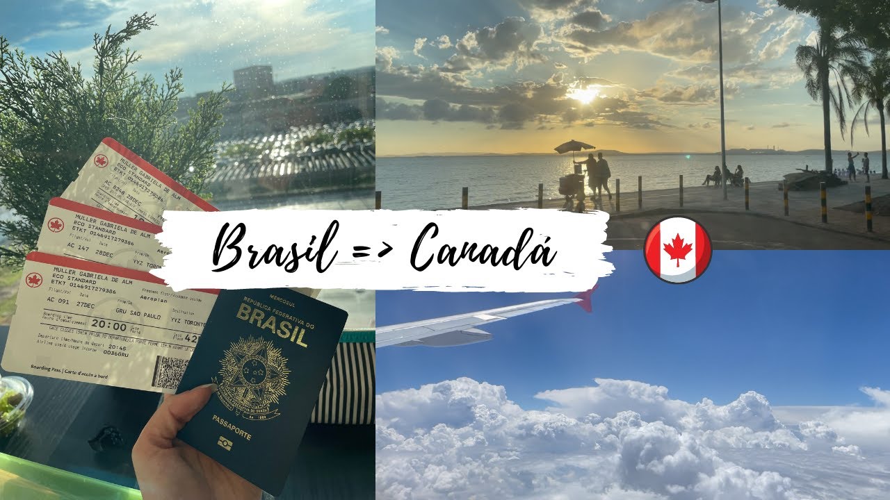 VLOG AEROPORTO | Despedida da Família, Viagem e Chegada no Canadá , Tchau Brasil, Oi Regina!