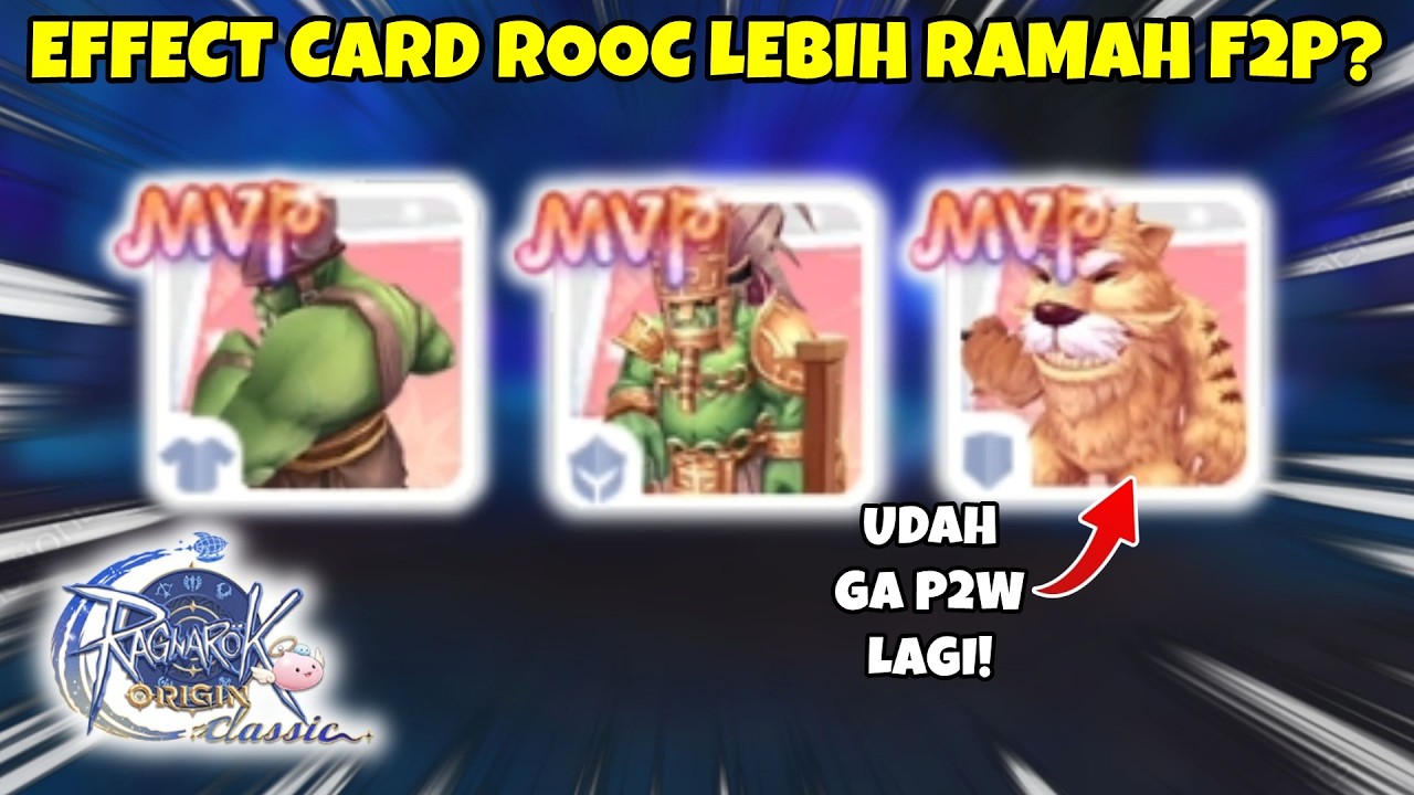 PERUBAHAN EFFECT CARD MVP DI ROO CLASSIC! SEKARANG UDAH GA P2W LAGI?