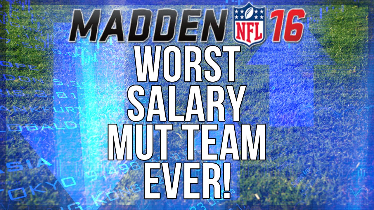 Madden 16 Salary Cap Beta :: My Salary Cap Mut Team Debut! ::-XBOX ONE Madden 16 Ultimate Team