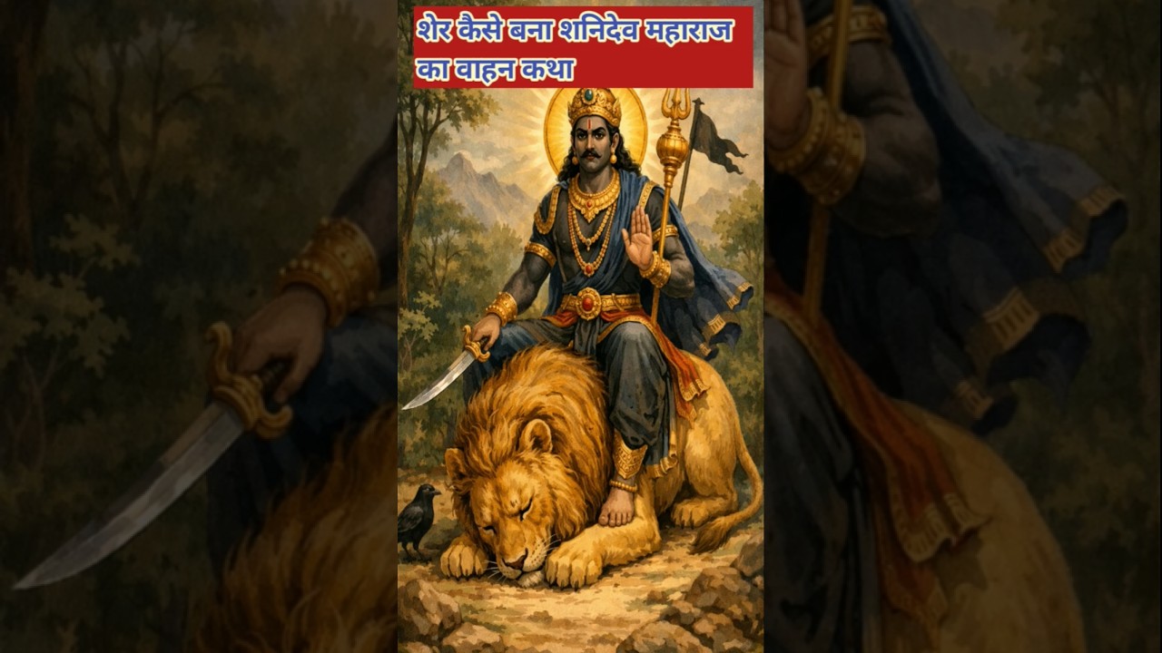 शेर कैसे बना शनिदेव का वाहन? कथा #short#viral#trending