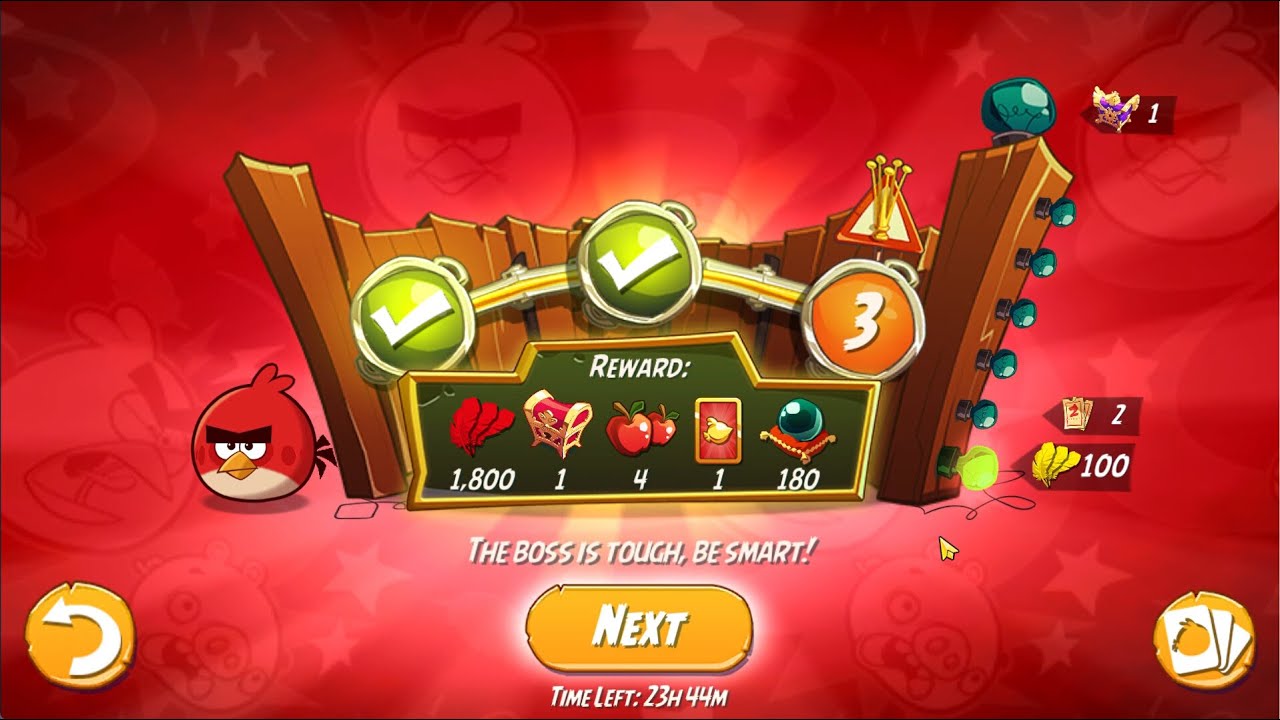 Red Daily Challenge Today – Beating Pig Boss In Angry Birds 2! | 26/01/2026
