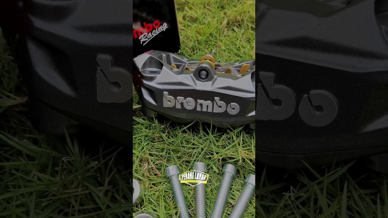 KALIPER DISC CAKRAM BREMBO M432 4 PISTON PITCH 100 ‼️ #perahulayarmotor #brembobrake #brembo