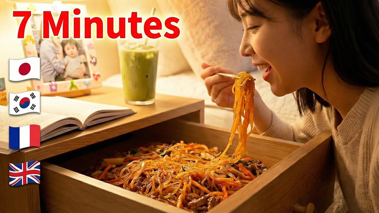 7 Minutes of Satisfying & Relaxing AI FOOD ASMR 🇫🇷🇬🇧🇯🇵🇰🇷