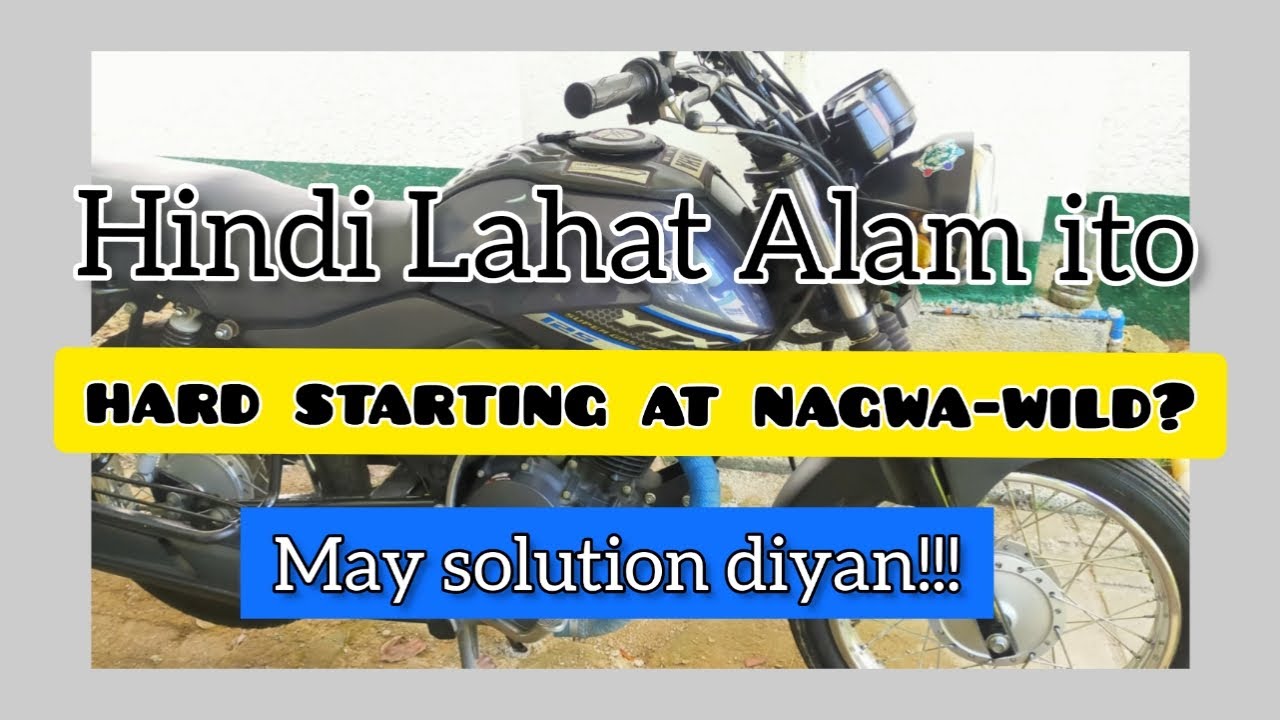 YTX 125 problem fixed/ Hard starting at Nagwa-wild