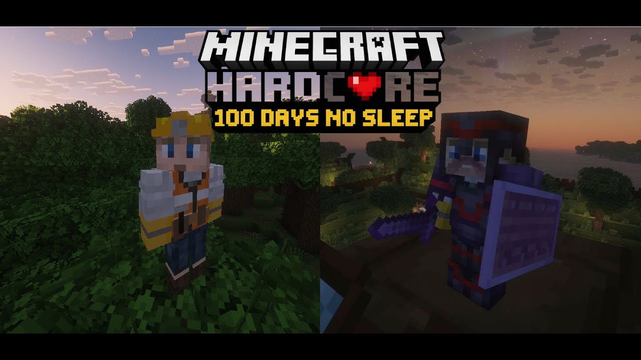 100 days Minecraft hardcore java no sleep