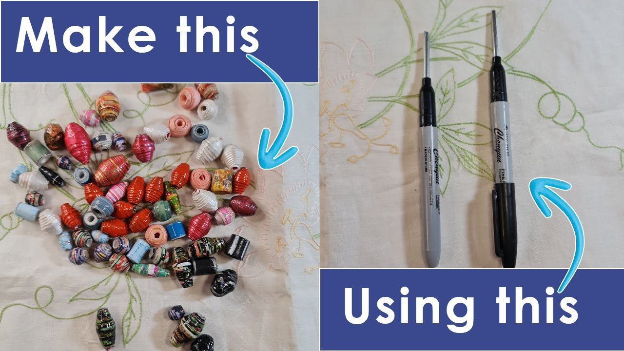 DIY retractable paper bead roller, that actually works
