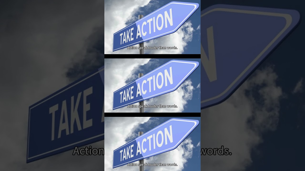 Action speak louder than words #Inspirational#ActiveThinking#MindGrowth#LifePhilosophy#shorts