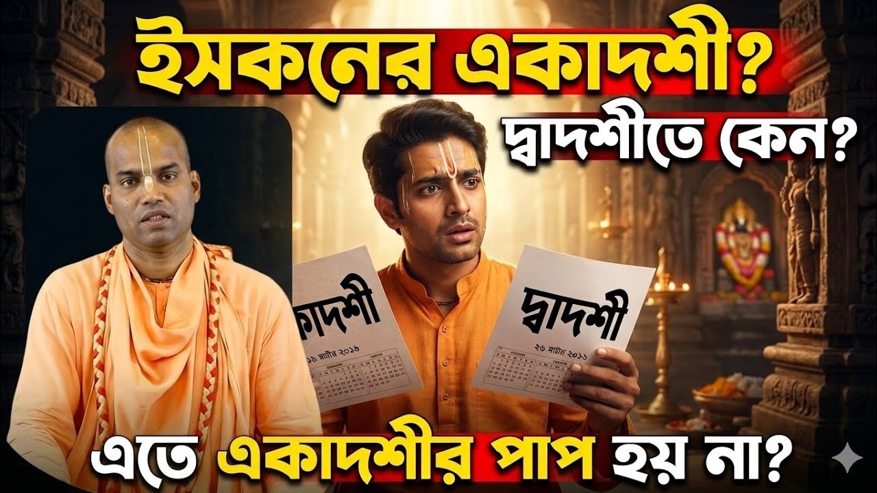 ইসকনের একাদশী কেন আলাদা দিনে হয়? শাস্ত্র কী বলে?