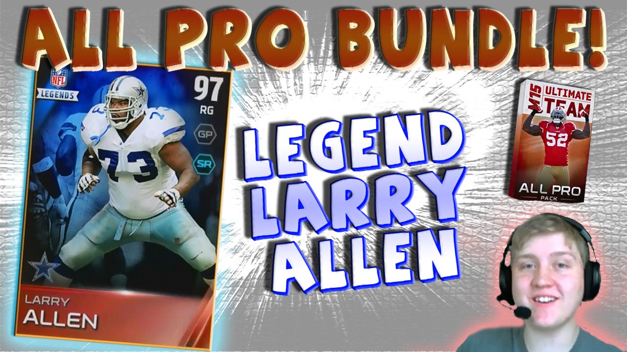 I PULLED LARRY ALLEN!!! MY FIRST 