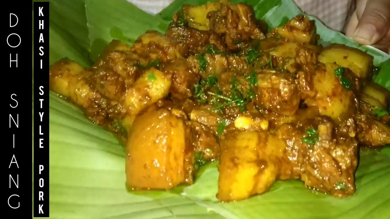 kumno ban shet dohsniang | Local  pork recipe || meghalaya cuisine| khasi pork || doh sniang