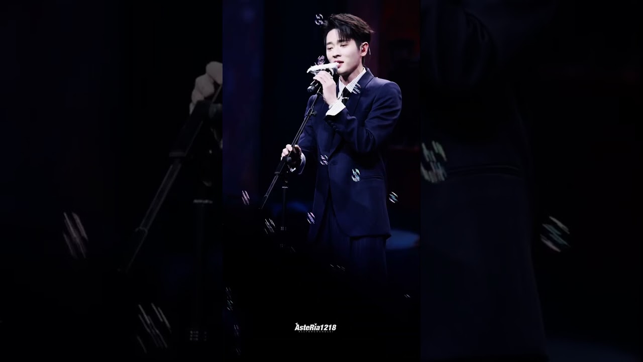 Cheng Lei sang a Cantonese song for his fans at his birthday fan meeting 