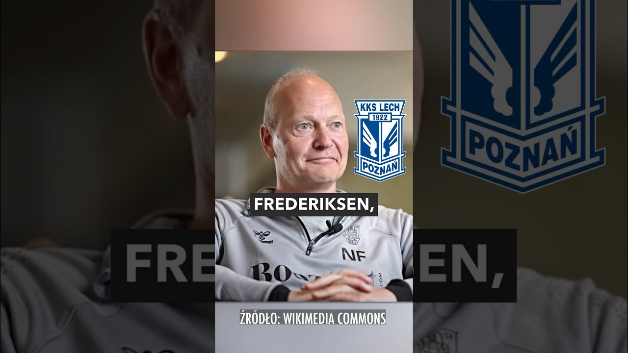 🚨 LECH POZNAŃ Z NOWYM TRENEREM! KIM JEST NIELS FREDERIKSEN? #shorts