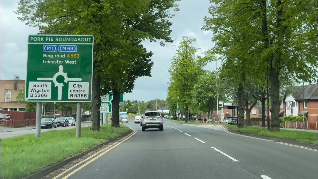 Driving along the A563 Leicester Ring Road Asquith Way & Attlee Way - 10/05/23 // dashcam footage