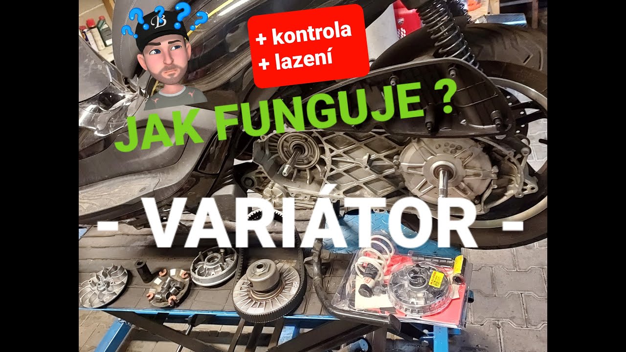 Motodílna/01 - Jak funguje VARIÁTOR/Servis/Úpravy - Beverly 350