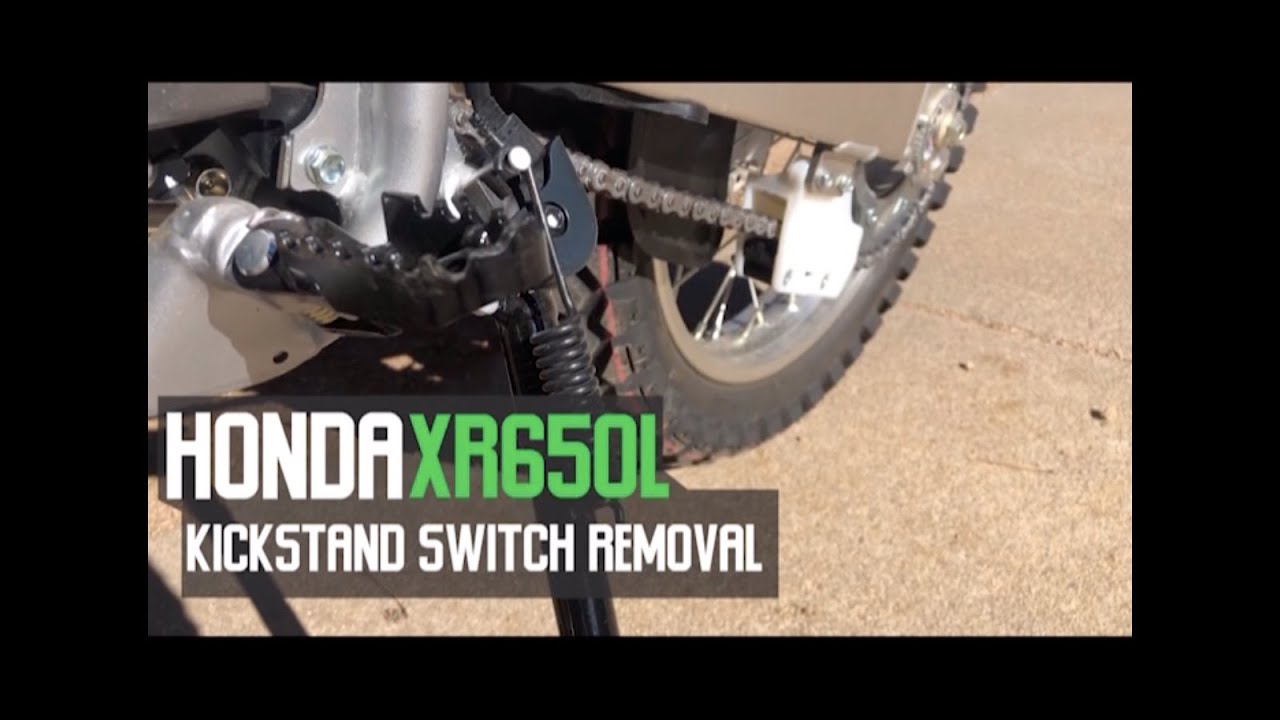 Honda XR650L Kickstand Switch Removal