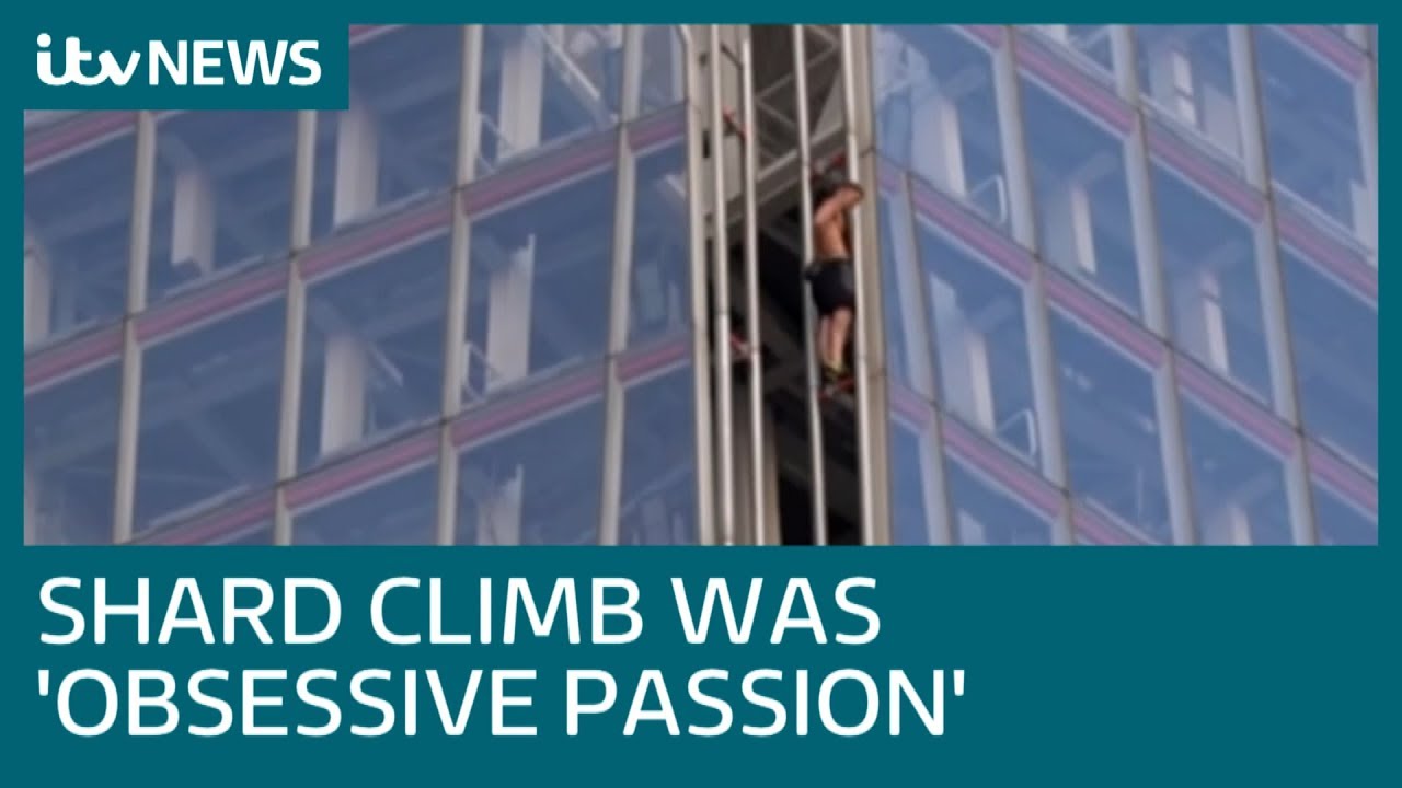 George King: Free climber who scaled The Shard completes 'obsessive passion' | ITV News