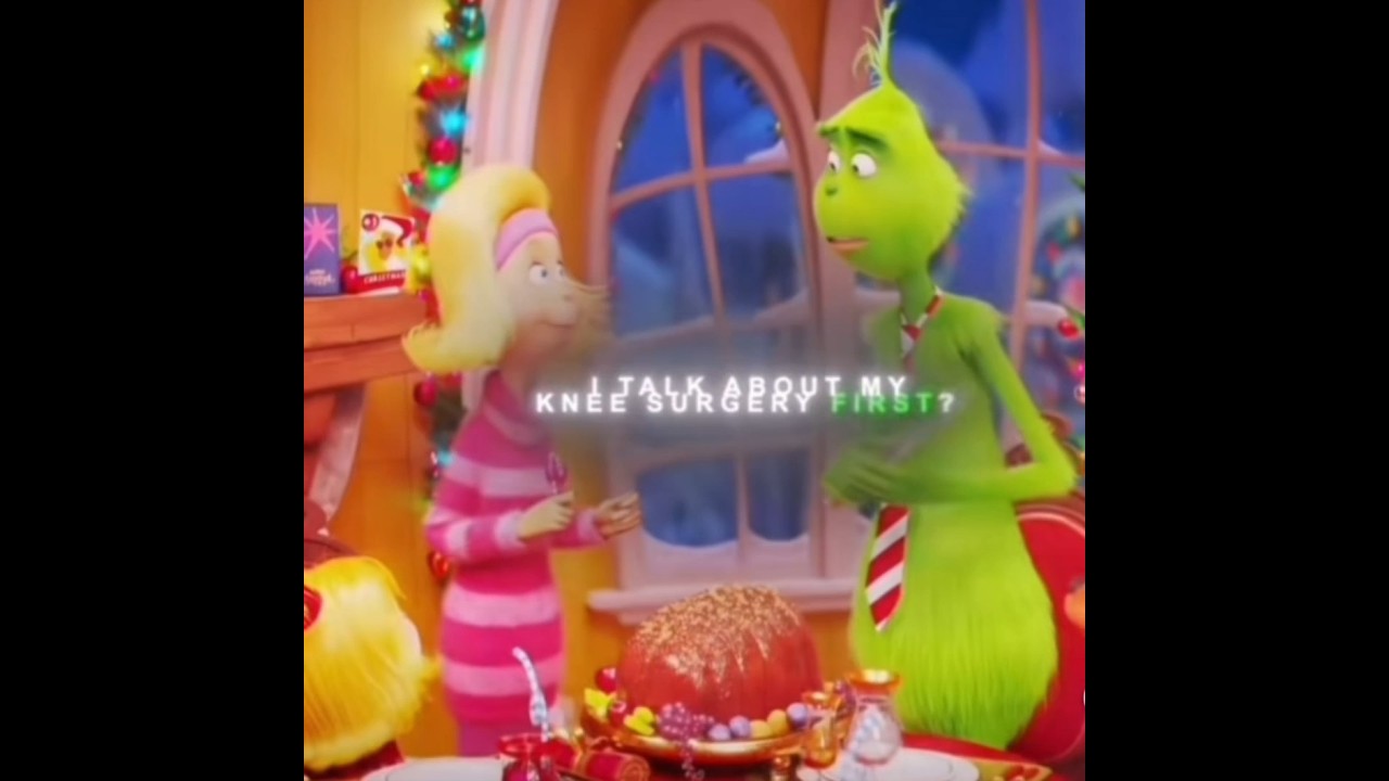 Knee surgery #funny #memes #trending #grinch #knee #lol #subscribe