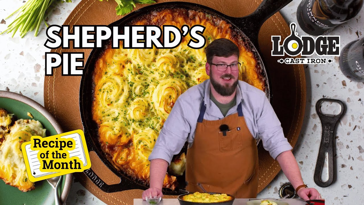 Chef Kris Makes Shepherd's Pie | Lodge Cast Iron Recipe of the Month