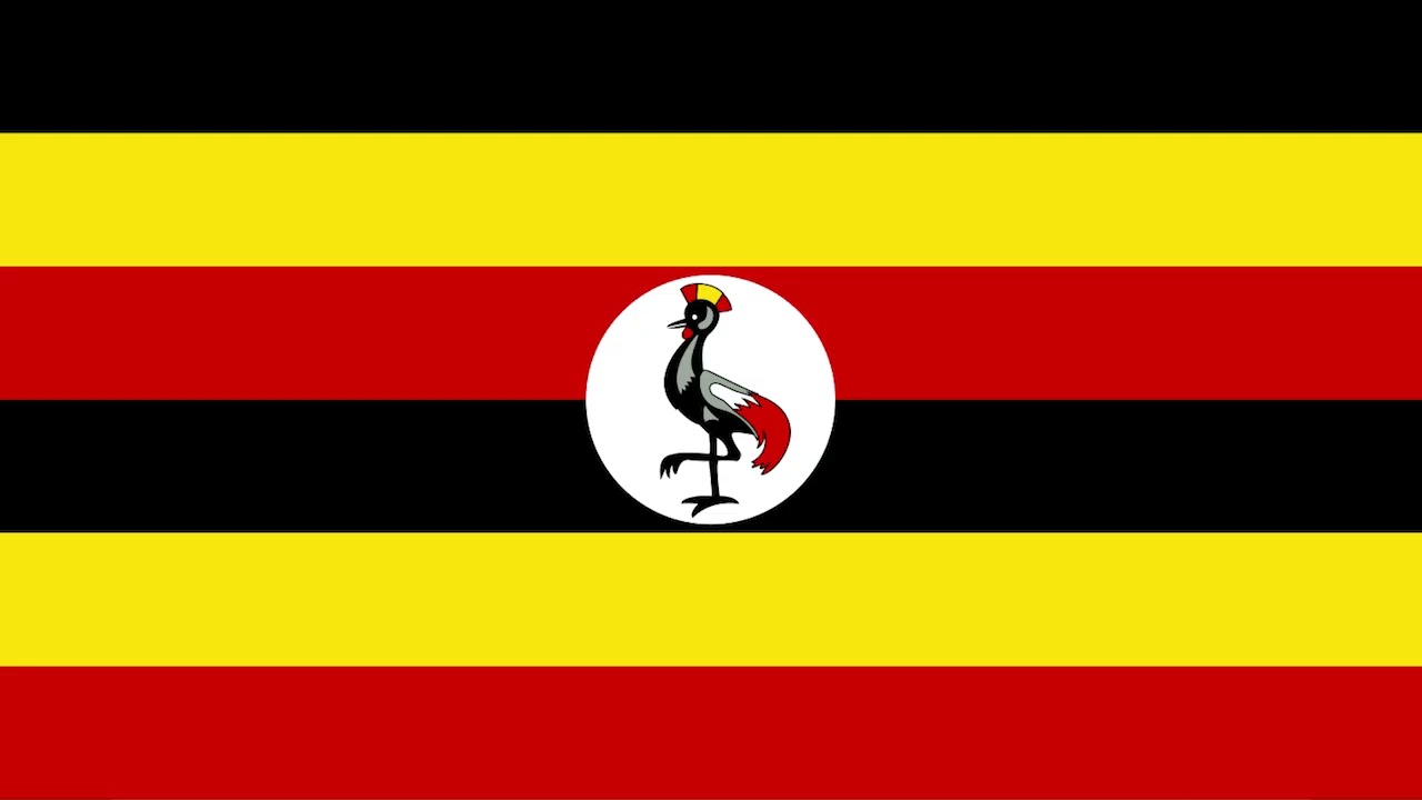 12 hours: Flag of Uganda. Bendera ya Uganda.