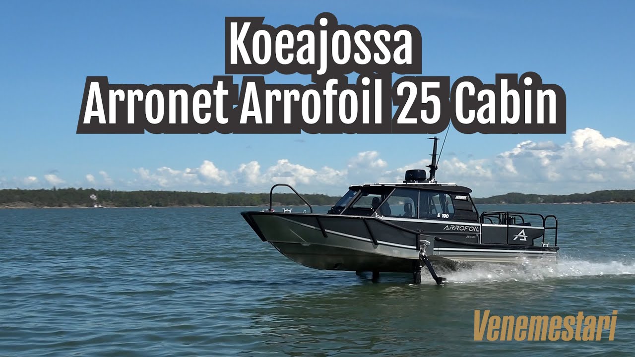 Koeajossa Arronet Arrofoil 25 Cabin