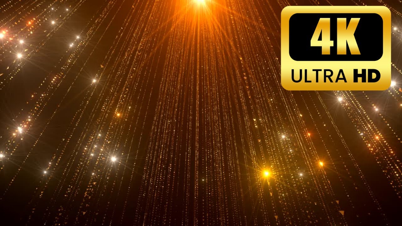 Gold Sparkle Shiny Art TV Screensaver | 4K Visual Delight background background background