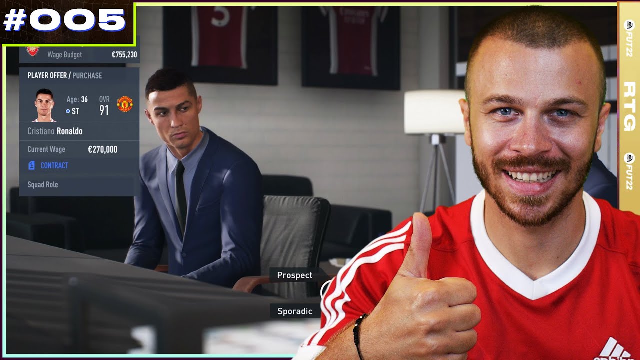 FIFA 22 КРИСТИАНО РОНАЛДО НИ СЕ РАЗСЪРДИ И НАПУСНА БЕСЕН! КАРИЕРА С АРСЕНАЛ #4