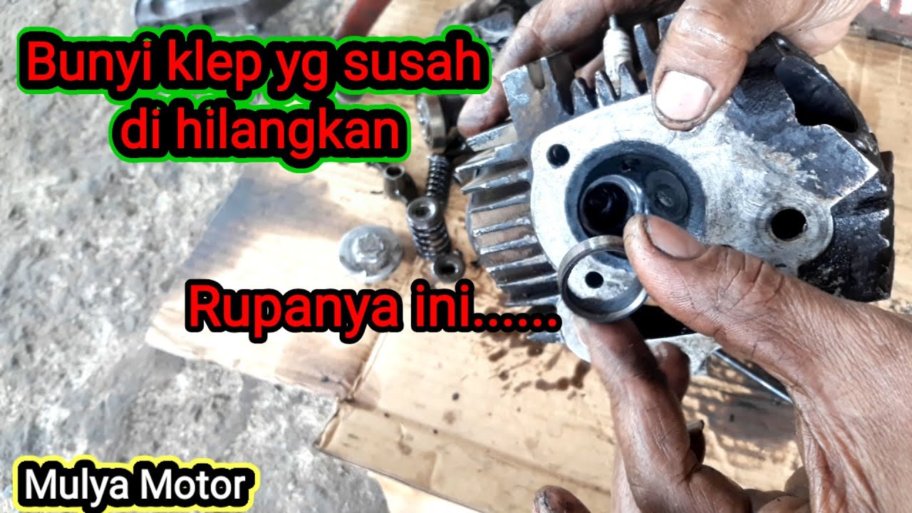 Rupanya ini masalah bunyi brisik klep yg tidak mau hilang.