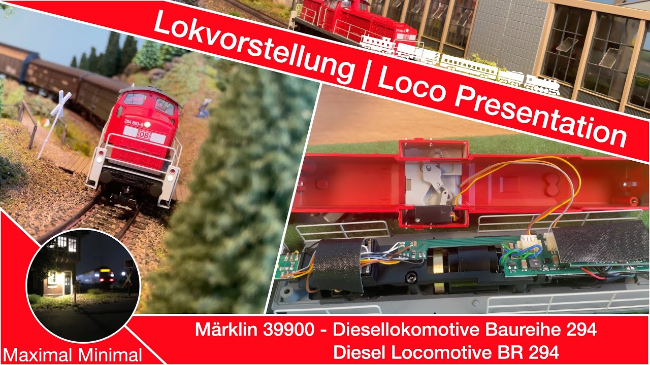 Lokvorstellung - Märklin 39900 - Diesellokomotive Baureihe 294 | Unboxing, Technik & Fahrvideo 🚂🔥